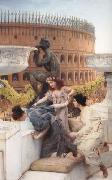 Alma-Tadema, Sir Lawrence The Coliseum (mk23) Spain oil painting artist
